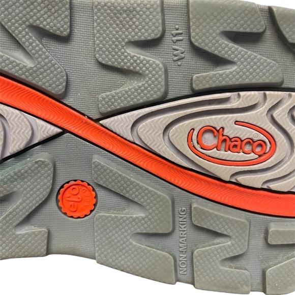 Chaco Sandals Adjustable Diamond Orange & Gray Women’s Size 11 - Picture 10 of 10